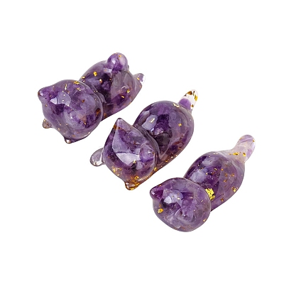 Resin Cat Display Decoration PW-WGD6B6E-08-1