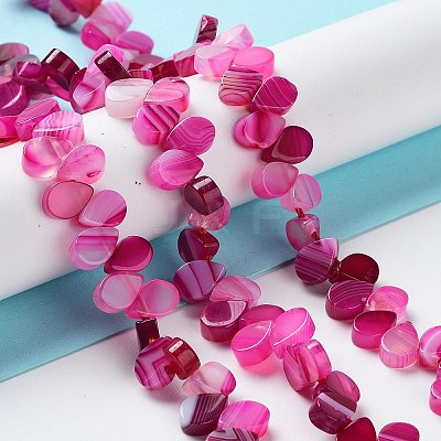 Natural Agate Beads Strands G-G021-04A-07-1