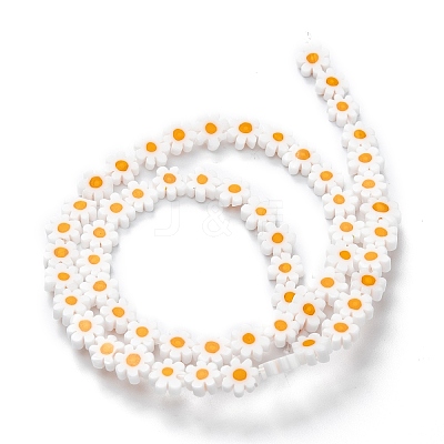 Handmade Millefiori Glass Bead Strands LAMP-J035-8mm-23-1