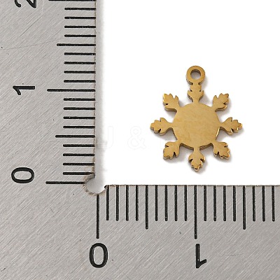 Christmas 304 Stainless Steel Charms STAS-Z093-03C-G-1