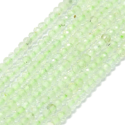 Natural Prehnite Beads Strands G-G106-A26-01-1