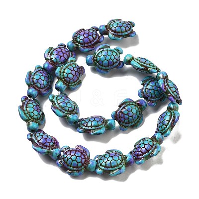 Synthetic Turquoise Dyed Beads Strands X-G-P507-05M-1