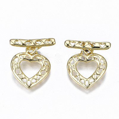 Brass Toggle Clasps LS-KK-T057-056-NF-1