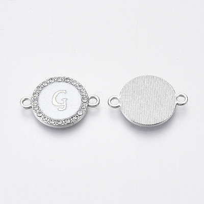 Alloy Enamel Links Connectors ENAM-TAC0003-01S-04G-1