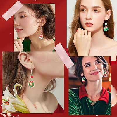 Christmas Day Earring Making Kit DIY-SC0021-93-1