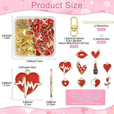 DIY Keychain Jewelry Kits DIY-FS0010-45-1