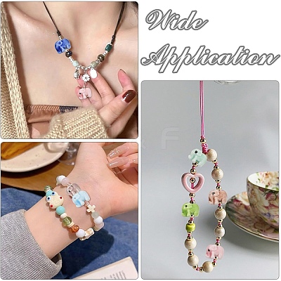 20Pcs Handmade Porcelain Beads PORC-YW0001-71C-1