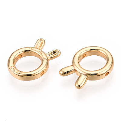 Brass Bead Frame KK-G465-08G-1