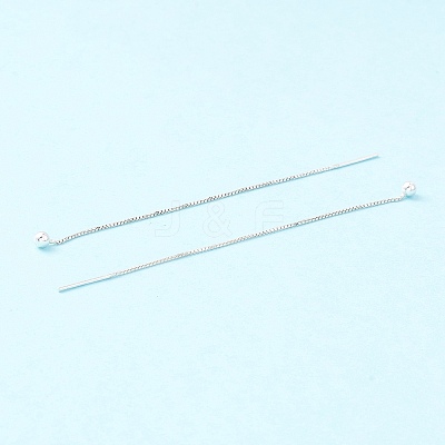 925 Sterling Silver Ear Thread STER-P047-09S-1