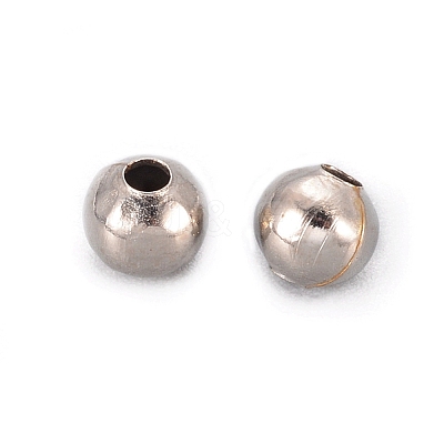 Iron Round Spacer Beads X-E146Y-1