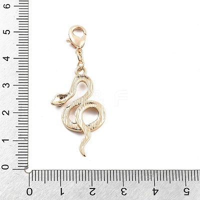 Alloy Rhinestone Pendant Decoration LS-HJEW-P021-01H-G-1