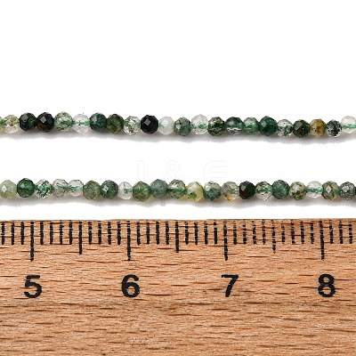 Natural Moss Agate Beads Strands G-A129-2mm-01A-1