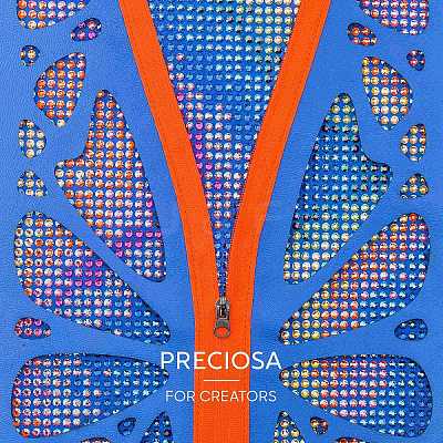 Preciosa® Crystal Hotfix Flatback Stones Y-PRC-HSS8-40010-200-1