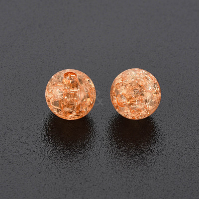 Transparent Crackle Acrylic Beads MACR-S373-66-N05-1