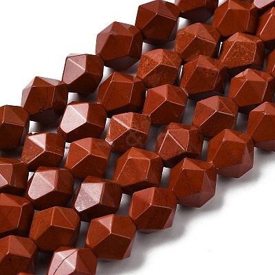 Natural Red Jasper Beads Strands G-Z119-A22-03-1