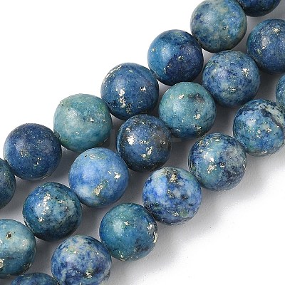 Dyed Natural Dolomite Beads Strands G-D337-8mm-D06-1