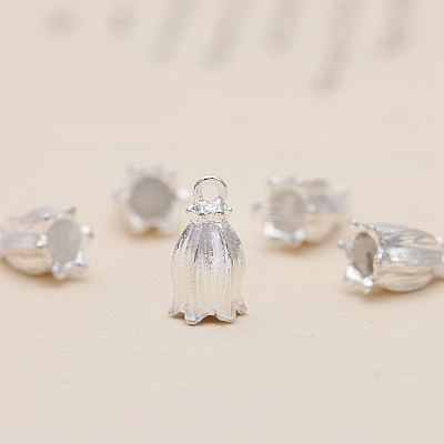Alloy Flower Charms X-OHAR-PW0003-120S-1