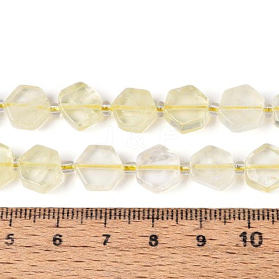 Natural Lemon Quartz(Heated) Beads Strands G-P534-A20-01-1