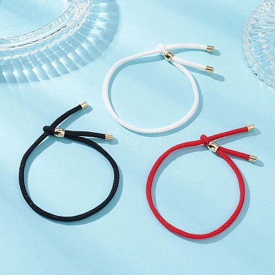3Pcs Nylon Cord Bracelets for Women Men BJEW-JB12946-1