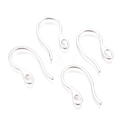 304 Stainless Steel Earring Hooks STAS-O110-19S-1