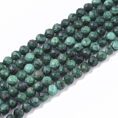 Natural Malachite Beads Strands G-S361-3mm-001-1
