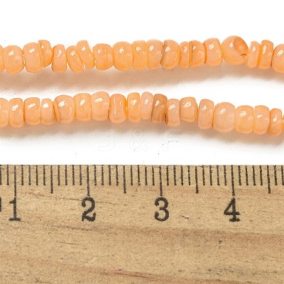 Dyed Natural Freshwater Shell Beads Strands BSHE-G039-07A-1