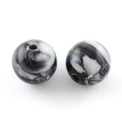 Opaque Acrylic Beads SACR-R853-10mm-204-1