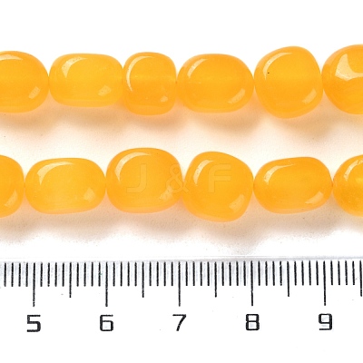 Natural Topaz Jade Beads Strands G-P497-01D-03A-1