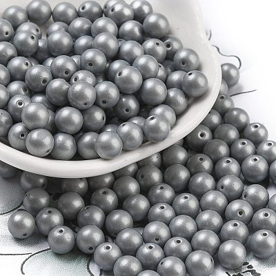 Baking Paint 3/0 Glass Seed Beads SEED-A034-02F-1