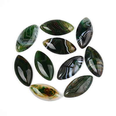 Natural Brazilian Agate Cabochons G-S295-02-1