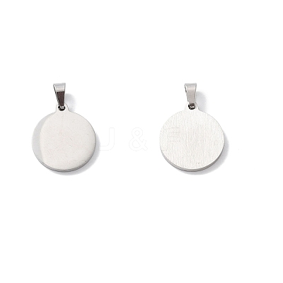 304 Stainless Steel with White Shell Pendants STAS-G268-01S-P-1