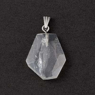 Natural Quartz Crystal Pendants G-F739-03P-04-1