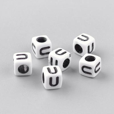 Opaque Acrylic Beads SACR-Q188-02U-1