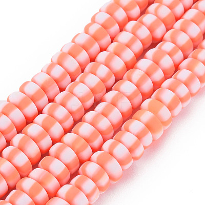 Handmade Polymer Clay Beads Strands CLAY-N008-042F-1