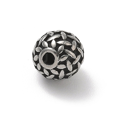 304 Stainless Steel Beads STAS-H238-08D-AS-1