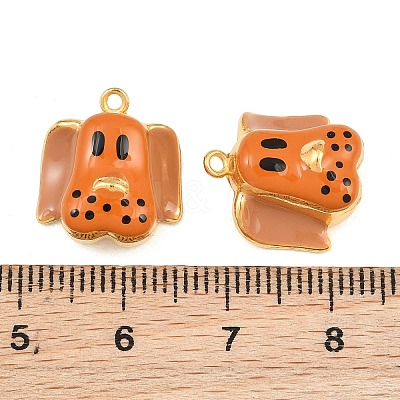 304 Stainless Steel Enamel Pendants SA-CBA033B-01G-03-1