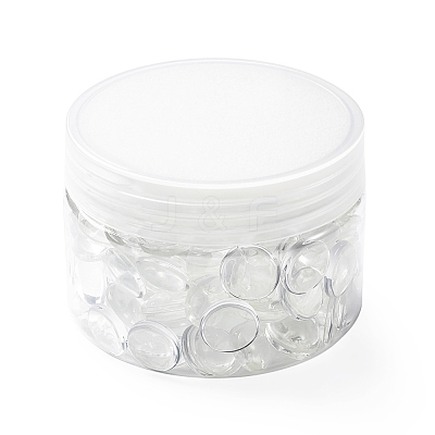 Transparent Glass Cabochons GGLA-CD0001-03-1