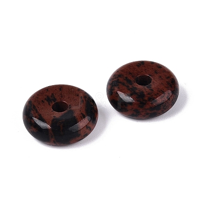 Natural Mahogany Obsidian Pendants G-Q601-30A-06-1
