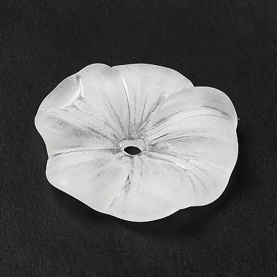Transparent Acrylic Bead Caps MACR-J122-01-1
