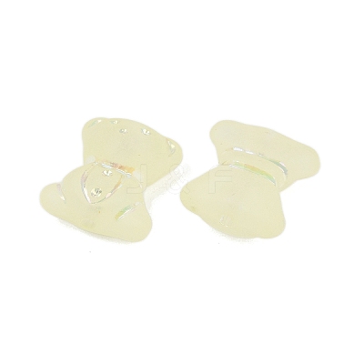 Frosted Transparent Acrylic Beads X1-OACR-P029-20B-03-1