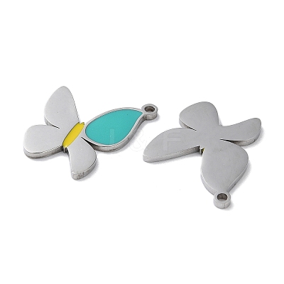 304 Stainless Steel Pendants STAS-C083-01P-1