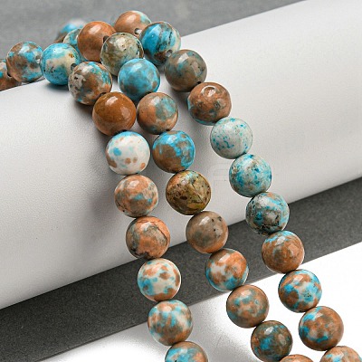 Synthetic Imperial Jasper Beads Strands G-N342-25C-1-1
