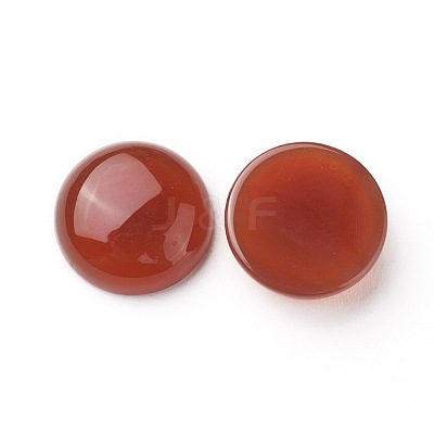 Natural Red Agate/Carnelian Cabochons G-L507-02C-01-1