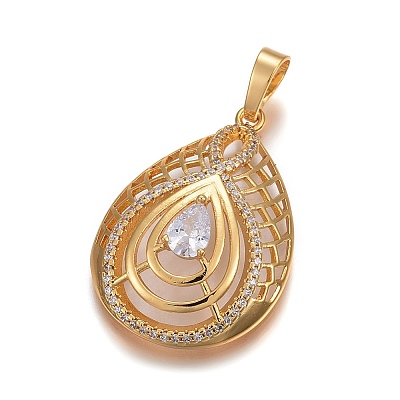 (Jewelry Parties Factory Sale)Brass Micro Pave Cubic Zirconia Jewelry Sets SJEW-F189-16G-1