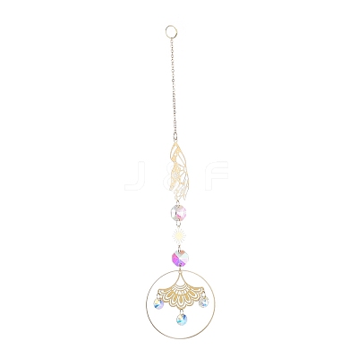 Brass Big Pendant Decorations LS-HJEW-M005-01G-04-1