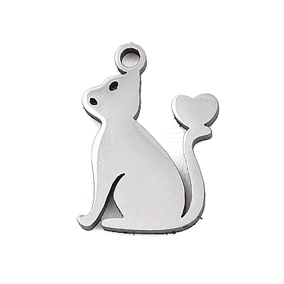 201 Stainless Steel Charms STAS-Z155-03P-1