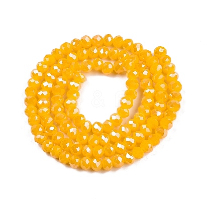 Electroplate Glass Beads Strands LS-EGLA-A044-P4mm-A29-1