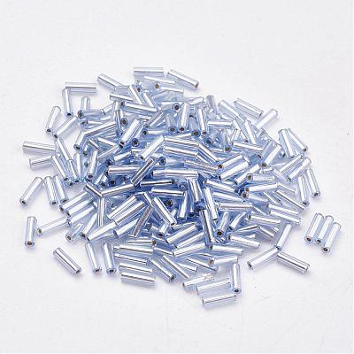 Glass Bugle Beads SEED-E001-9mm-32-1
