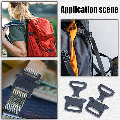 4Pcs Alloy Outdoors Cam Buckles FIND-FH0011-26A-02-1