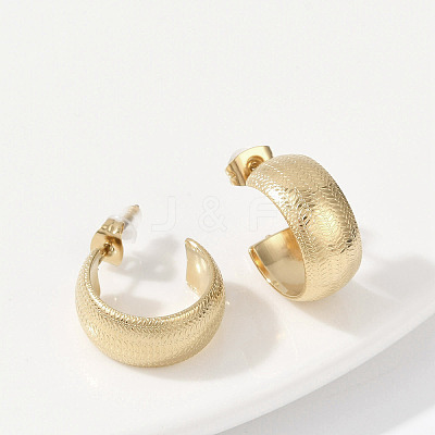 304 Stainless Steel Stud Earrings EJEW-Z089-34G-1